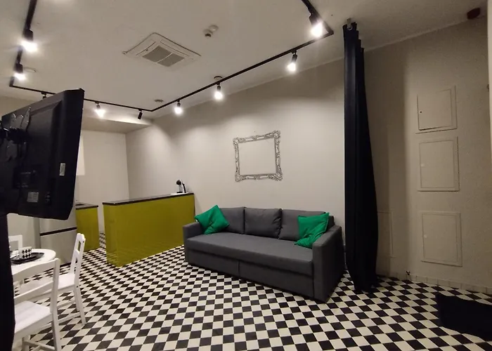 Chessboard Apartment In Old Town Riga, Coffee Included
